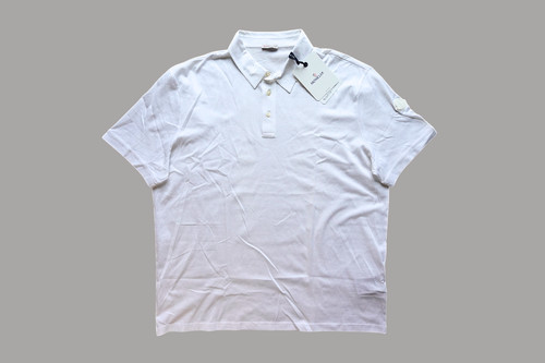 Polo moncler bianca taglia - moncler, ss