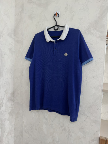 Polo moncler vintage blu - polo,
