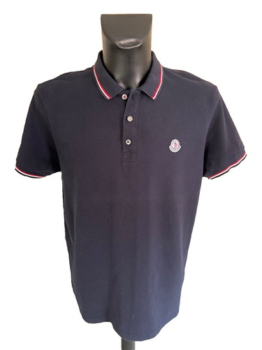 Polo moncler maglia blu - moncler, navy