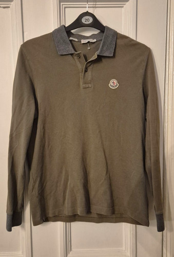 Polo moncler uomo verde kaki - uomo,