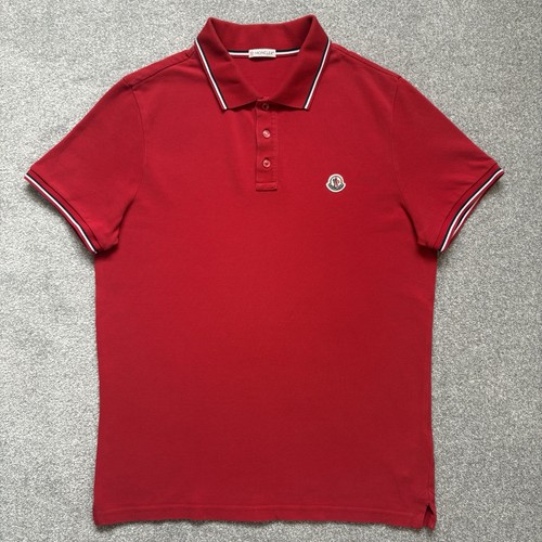 Polo moncler rossa taglia - moncler,