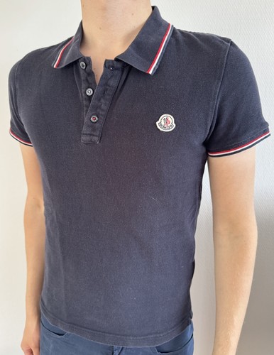 Polo moncler blu scuro - polo,