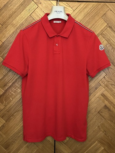 Polo moncler piqué cotone - polo,