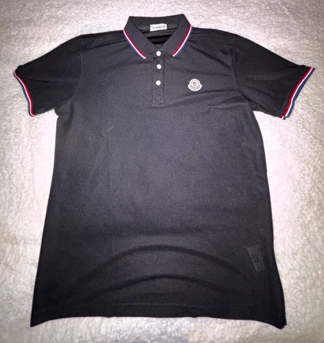 Polo moncler uomo nera tinta - uomo,