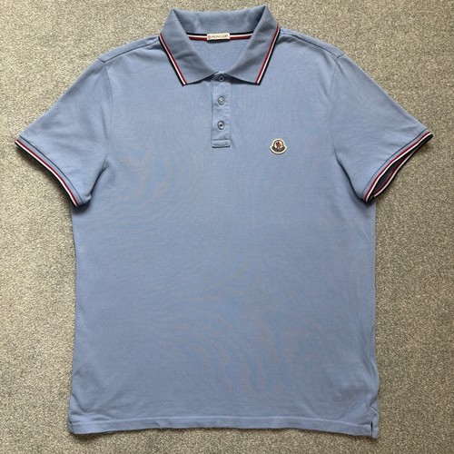 Polo moncler blu - moncler,