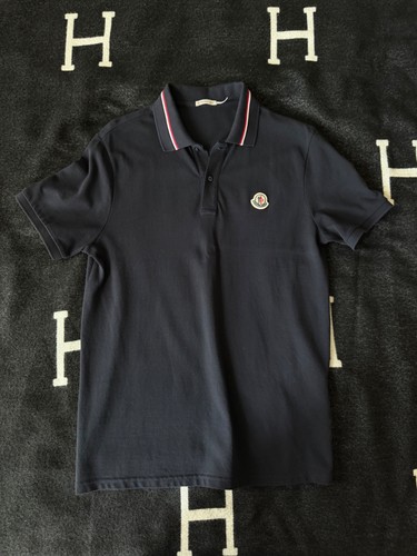 Polo moncler nera taglia - nera, l