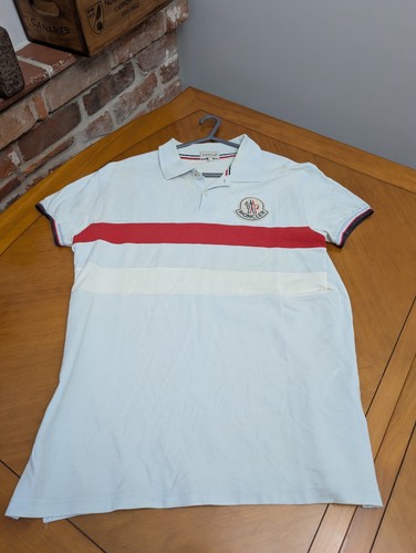 Polo moncler vintage blu - moncler,