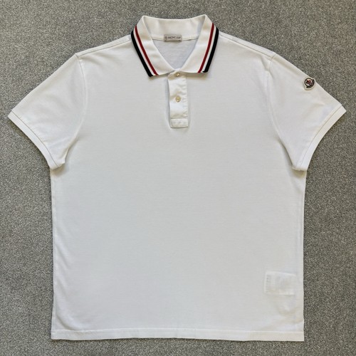 Polo moncler bianca taglia - moncler,