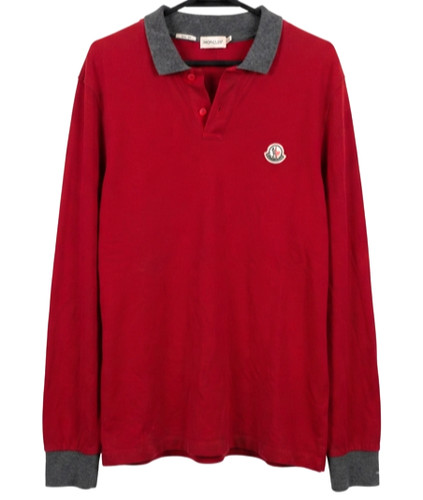 Polo uomo moncler rossa - polo,