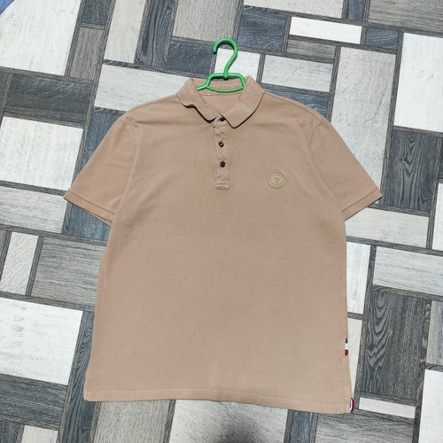 Polo moncler cammello marrone - moncler,