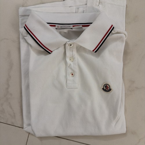 Polo moncler bianca - moncler,