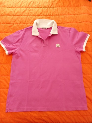 Polo moncler unisex rosa - moncler,