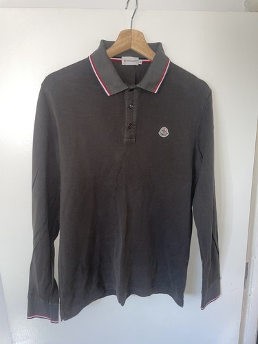 Polo moncler uomo kaki - moncler,
