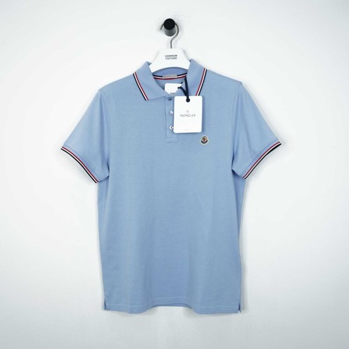 Polo moncler blu - moncler,