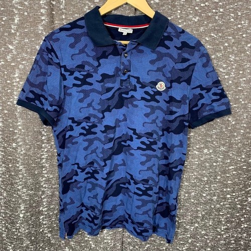 Polo moncler blu - polo,