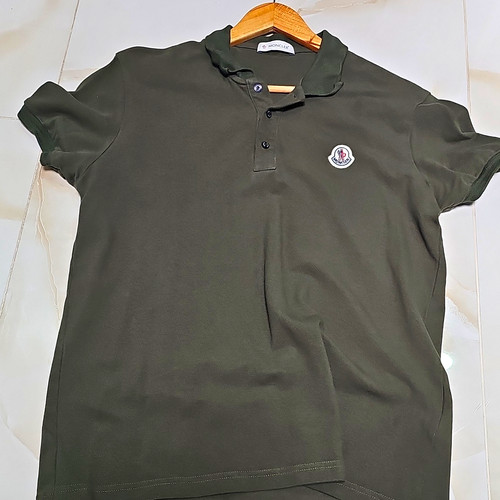 Polo moncler uomo - verde, taglia