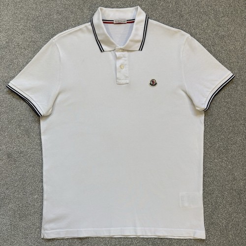 Polo moncler bianca - bianca, taglia