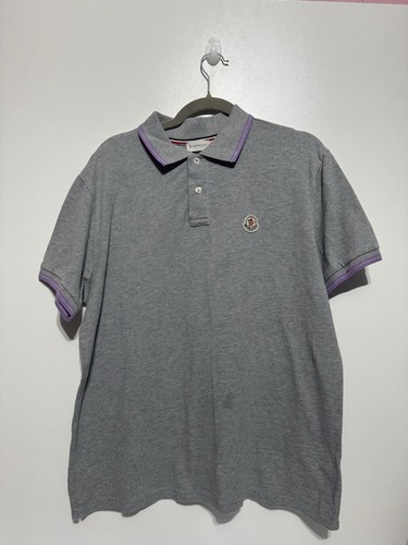 Polo moncler gris taille en - moncler,