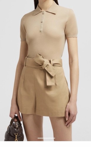 Moncler polo beige - moncler,