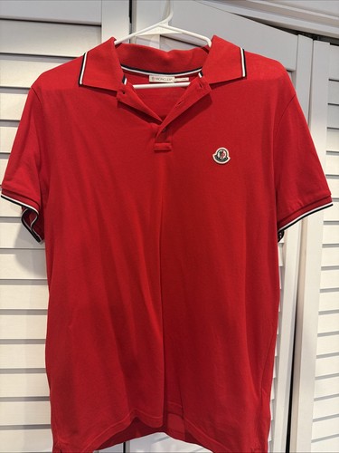 Moncler polo rossa uomo - moncler,