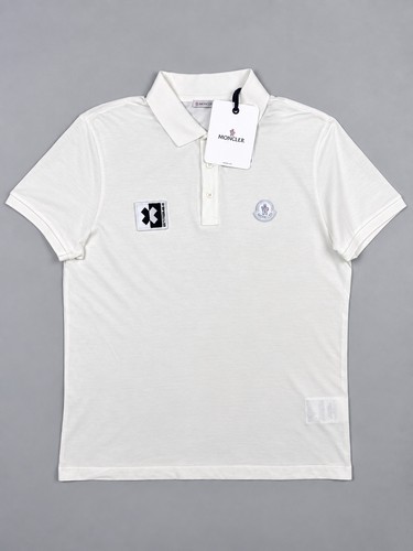 Polo moncler bianca - moncler, manica
