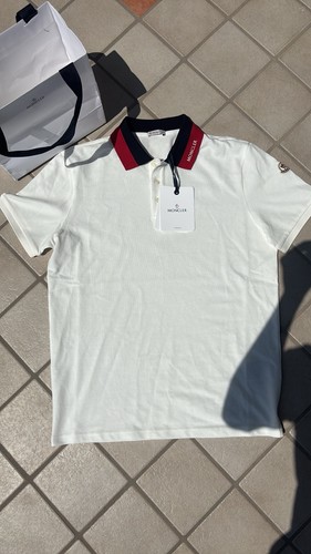 Moncler polo uomo bianca - uomo,