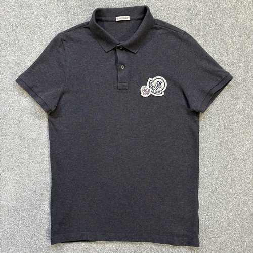 Polo moncler doppio logo - polo,
