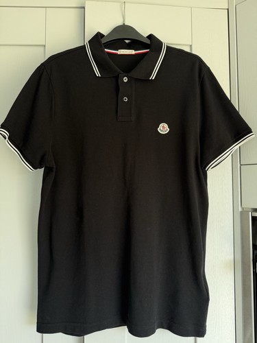 Polo uomo moncler nera - nera, taglia